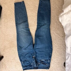 Lucky Brand Medium Blue Skinny Jeans